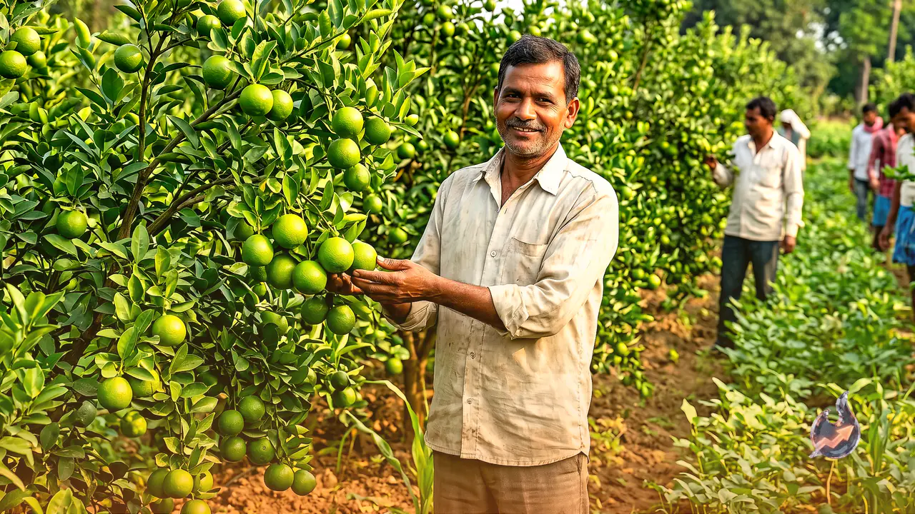 How a Chapra Farmer Turned Organic Sweet Lime Into a Steady Income, With Trees Bearing Fruit in Just Two Years