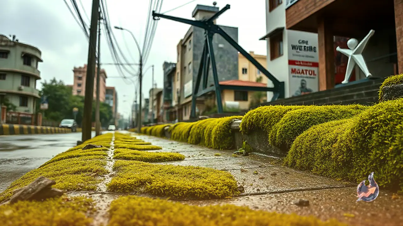 Suffering from Slippery Moss on Floors and Roofs, 5-Rupee Lime Powder Cleans It in Minutes