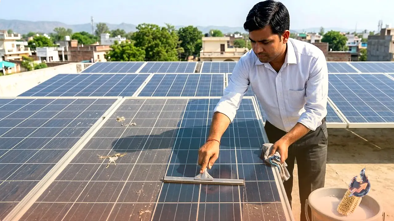 Simple Cleaning Habit Can Keep Your Rooftop Solar Panel Running For 20 Years
