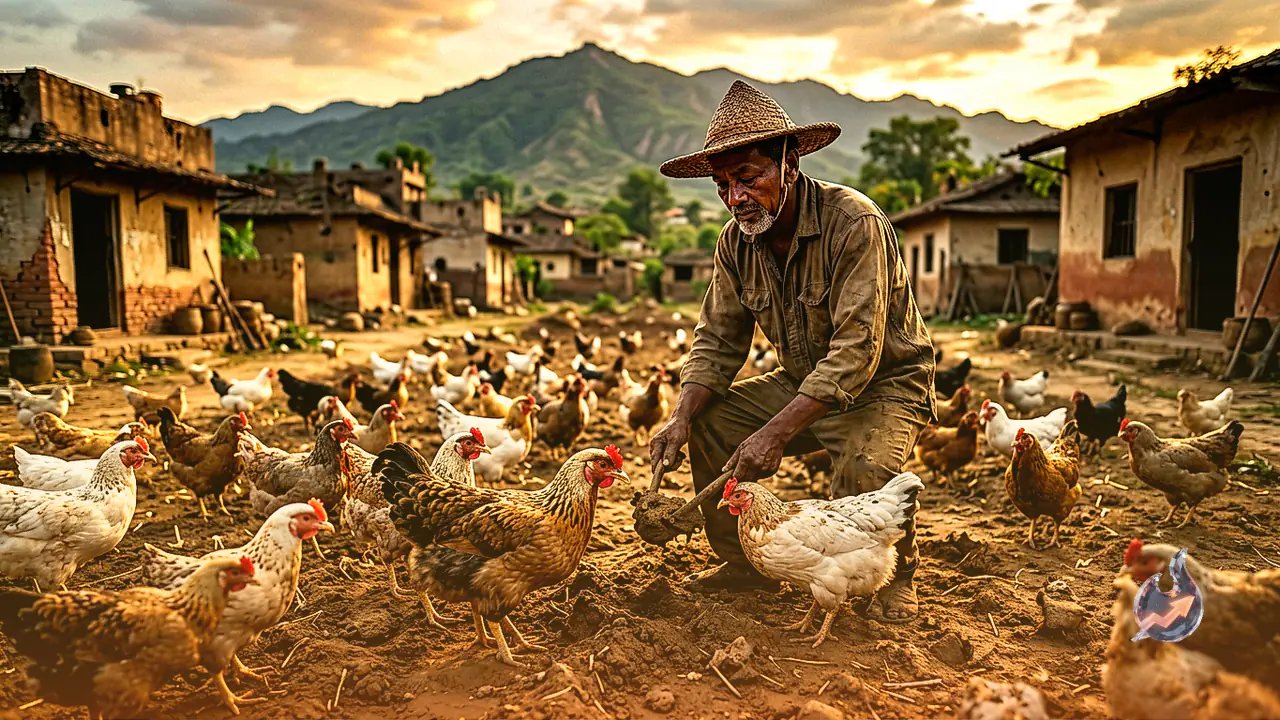Chhatarpur Youth Gora Basor Builds Successful Poultry Business, Earns One Lakh Rupees Monthly After Leaving City Labor