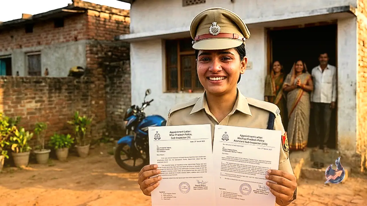 Shivani Mishra from Chhatarpur Beats Extreme Poverty to Secure Roles in Both MP and UP Police