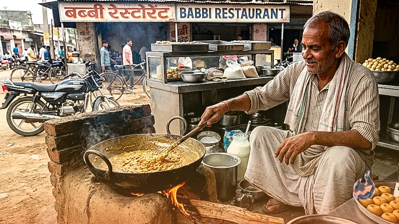 छतरपुर के लवकुश नगर में लकड़ी की आंच पर तैयार हो रहा खास मथुरा पेड़ा, 400 रुपये किलो बिक रही पारंपरिक मिठाई