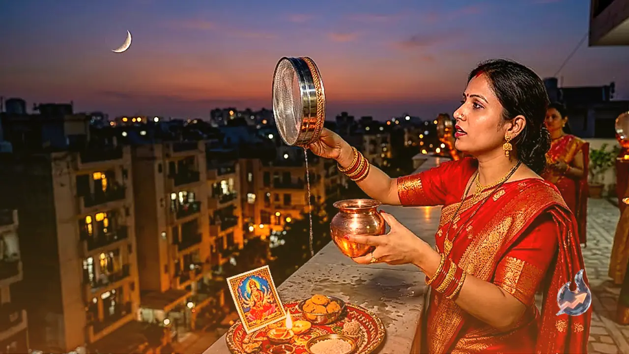 Chhath and Karwa Chauth Rituals: Sacred Moon Mantras to Chant While Offering Arghya for Marital Harmony