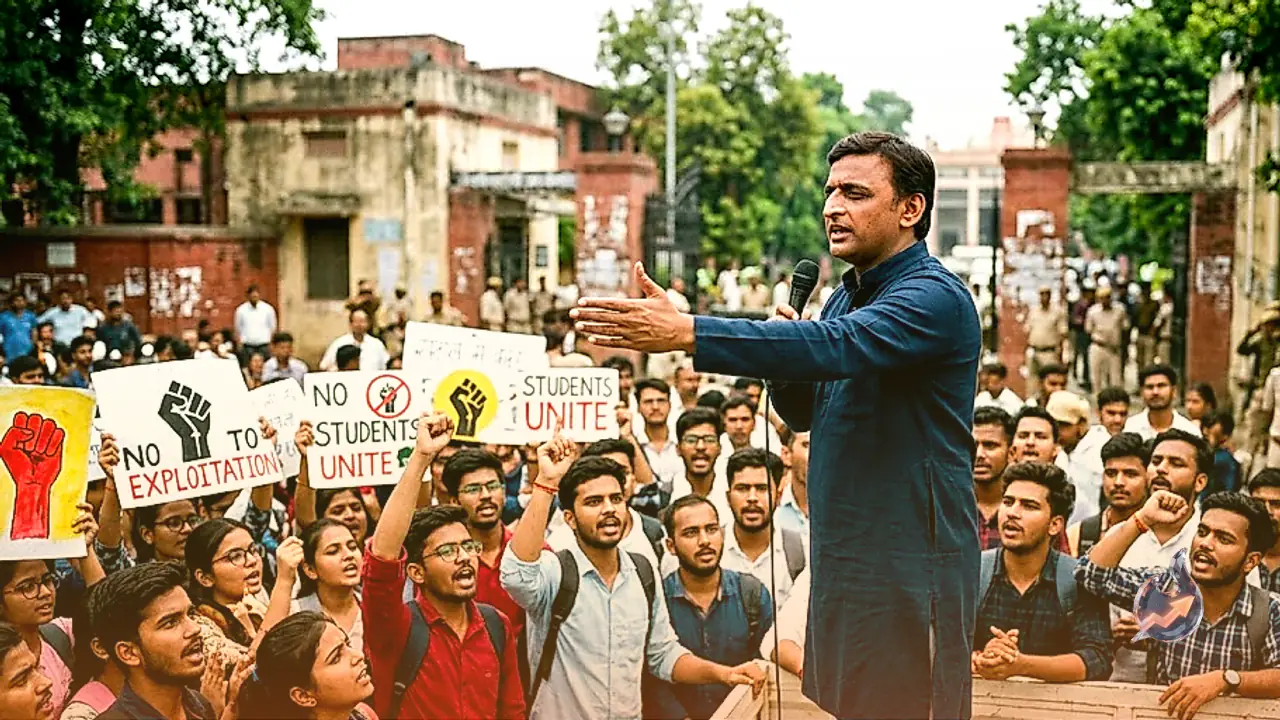 छात्र आंदोलनों को बदनाम करने के लिए भाजपा भेज रही अपने लोग, अखिलेश यादव का सत्ता पक्ष पर तीखा हमला