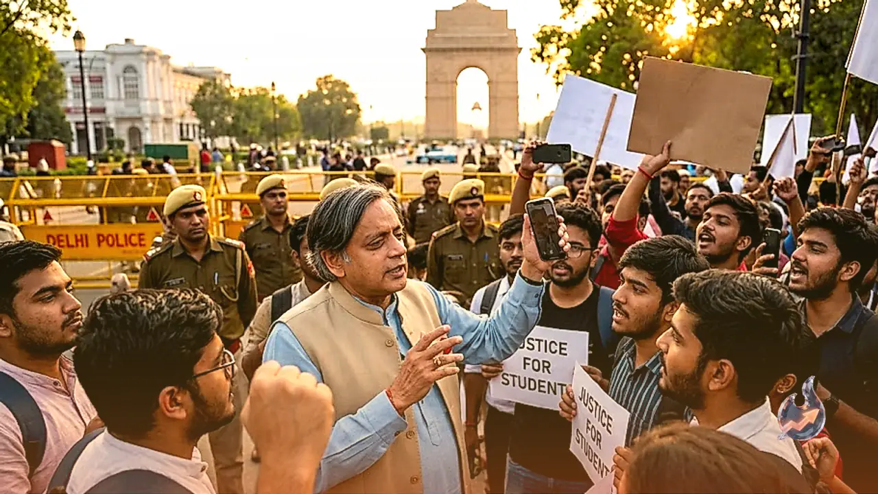 Shashi Tharoor Amplifies Opposition's Demand for Accountability Amid Student Protests
