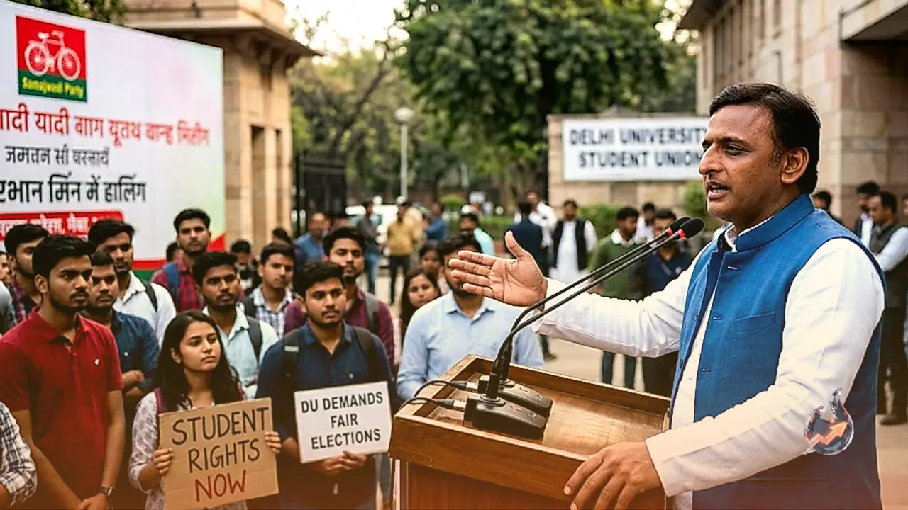 छात्र राजनीति के बहाने अखिलेश यादव ने केंद्र पर साधा निशाना, युवा वर्ग में घटते जनाधार का किया दावा