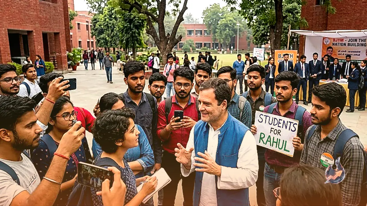 छात्रों के बीच राहुल गांधी की नई सियासी दस्तक से क्या बदलेगा युवा वोटर का मिजाज