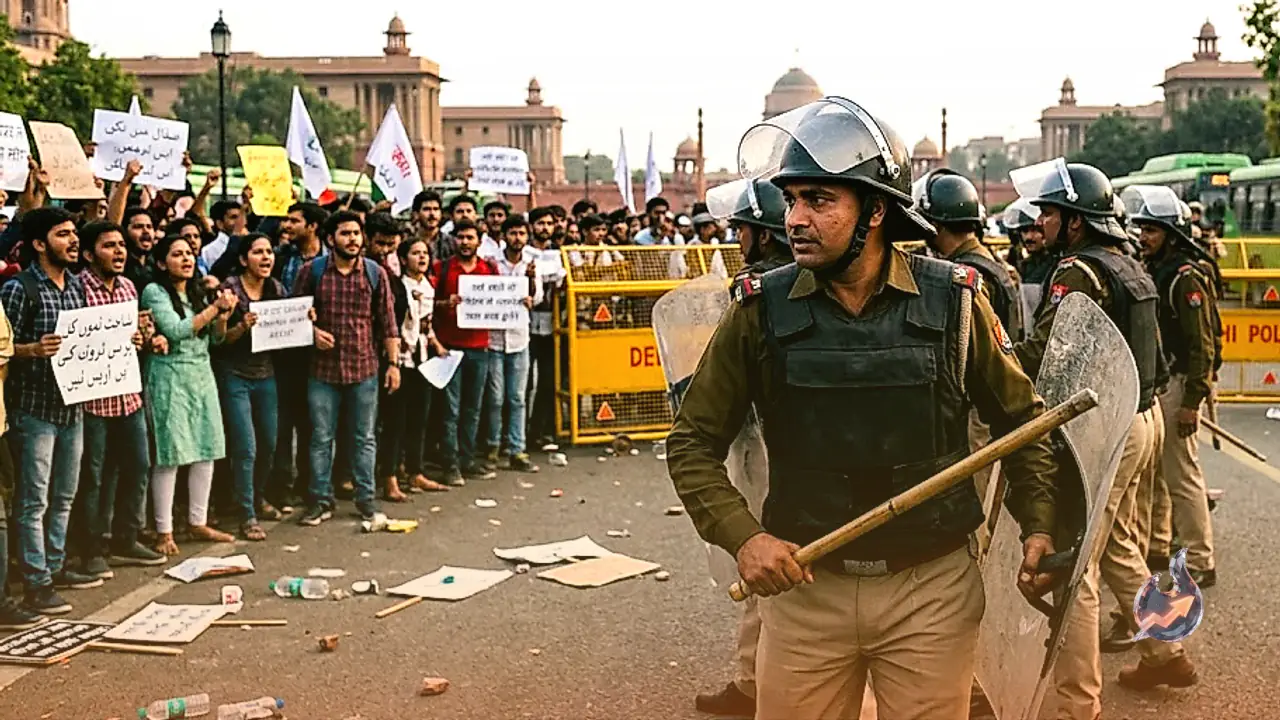 Delhi Police Cancels All Leaves for Personnel Amid Massive Student Protests, Crackdown on Rioters Underway