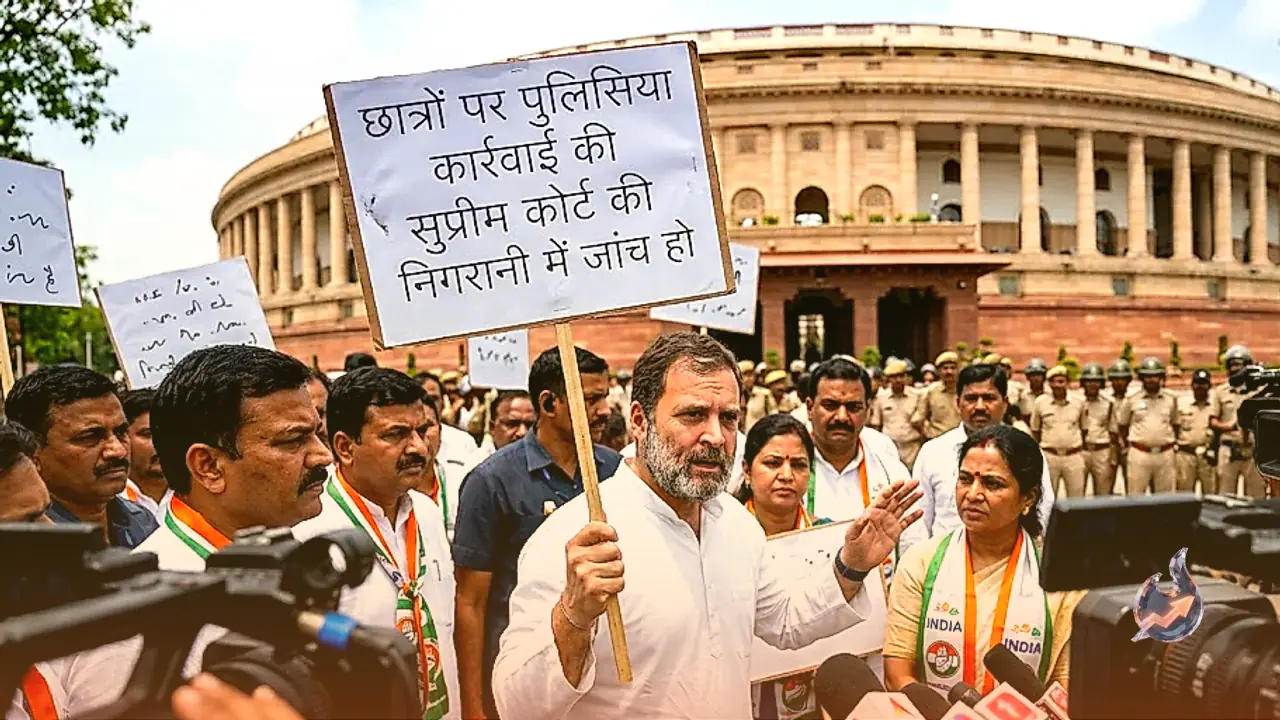 छात्रों पर पुलिस कार्रवाई के खिलाफ राहुल गांधी की आवाज, सुप्रीम कोर्ट की निगरानी में बने स्वतंत्र जांच समिति
