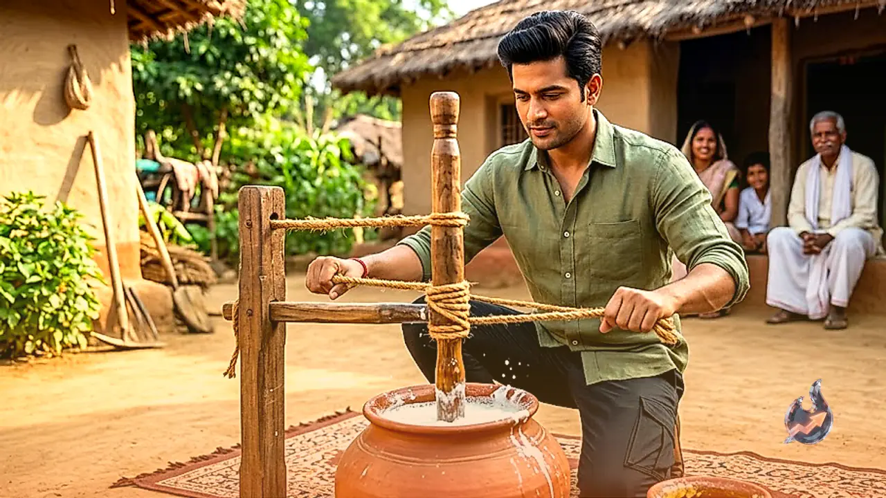 छत्तीसगढ़ के सरगुजा में लकड़ी की मथनी से मच रही शुद्ध देसी माठे की धूम, रतन माझी की 10 से 20 साल पुरानी विरासत