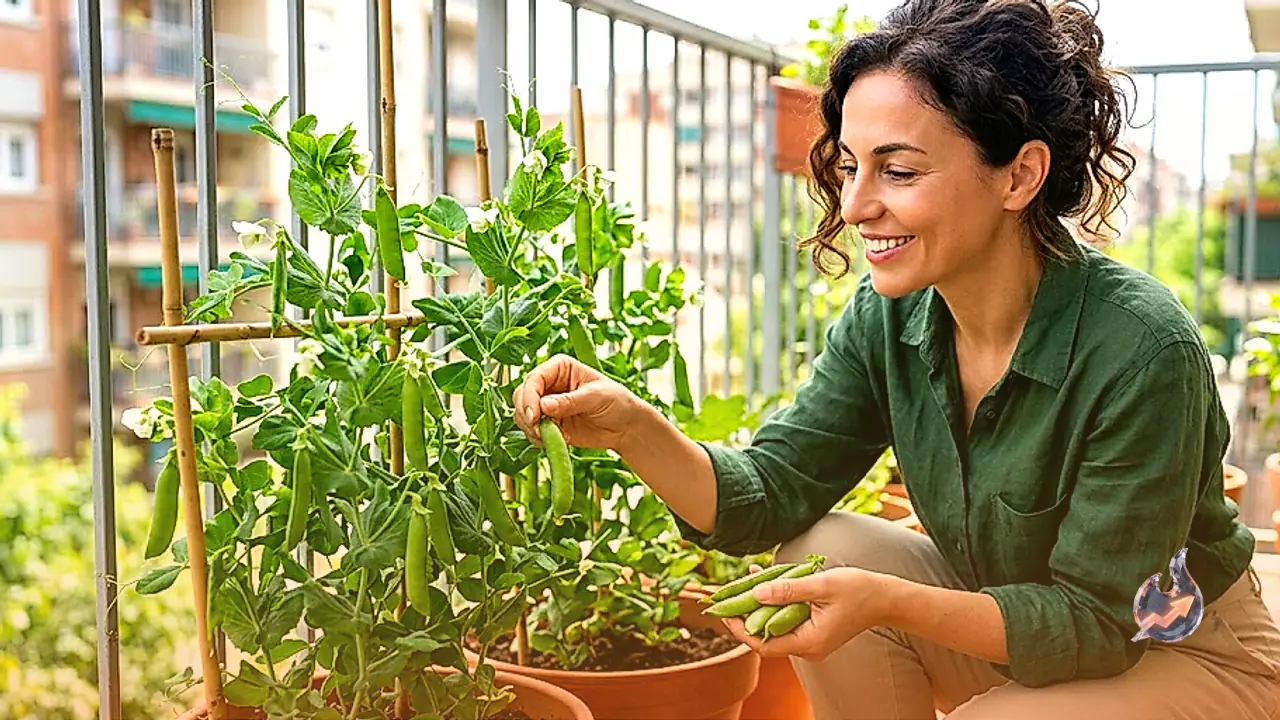A Simple Guide to Growing Fresh Green Peas in Small Pots Within Two Months