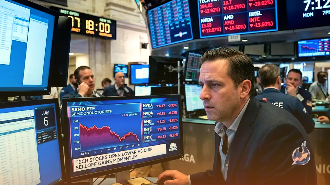 Wall Street Reopens On July 6 After Holiday Break, But A Chip Stock Rout Casts A Shadow Over Tech