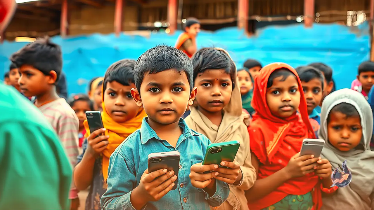 स्मार्टफोन छोड़ गीता के श्लोक सीख रहे सिरोही के बच्चे, गोयली में दो दिवसीय बाल पाठ का आयोजन