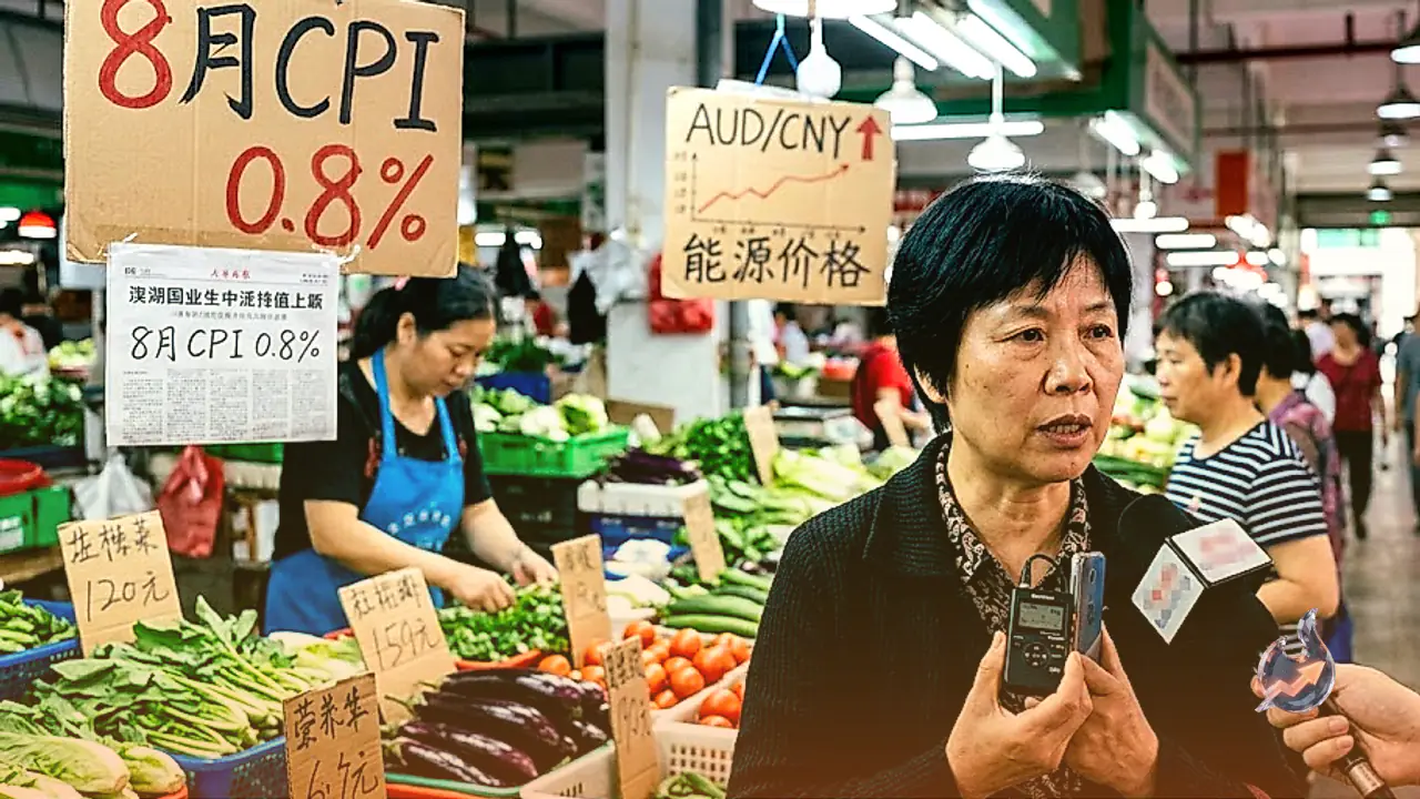 China August CPI Inflation Reaches 0.8% as AUD Strengthens and Energy Markets Hit New Records