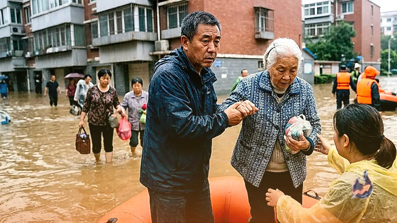 Beijing floods force over 95,000 people from their homes as Super Typhoon Bawi bears down on China