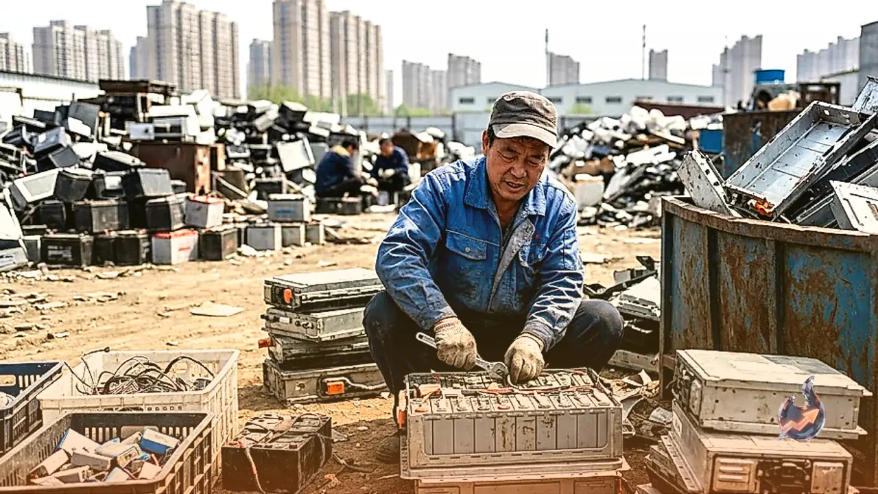 China's Electric Vehicle Boom Triggers Huge Battery Waste Challenge as Informal Recyclers Threaten Environment