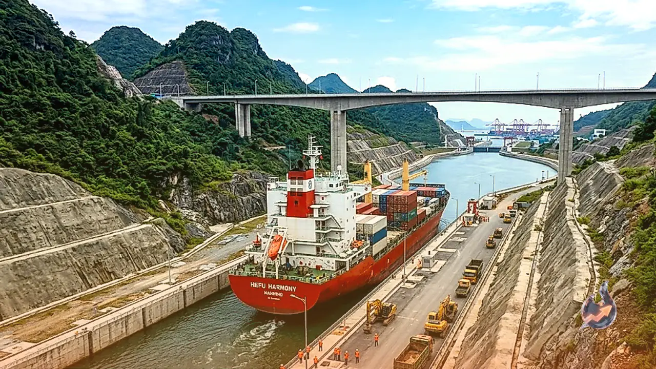 China Opens Massive Pinglu Canal: How This Mountain Waterway Compares to the Suez Canal