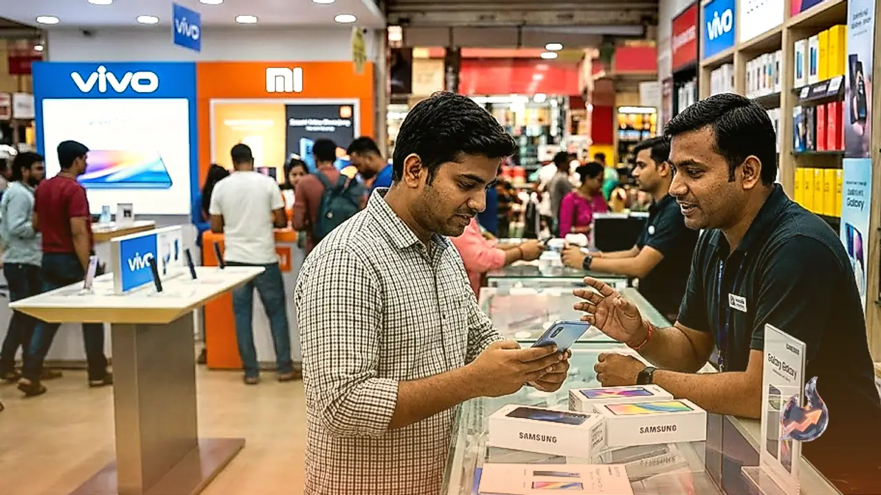 Chinese Smartphone Brands Lose Ground in India as Samsung Claims Top Spot