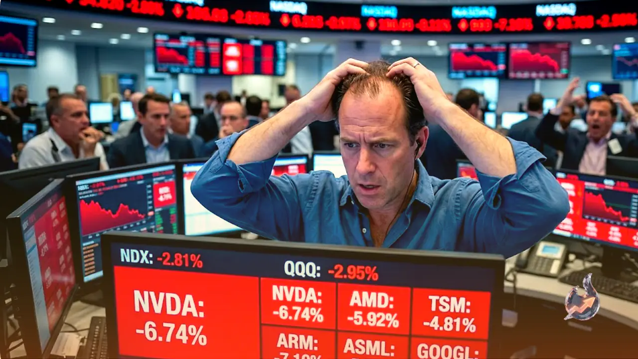 Chip And AI Selloff Snaps The Nasdaq's Winning Run As Wall Street Turns Red