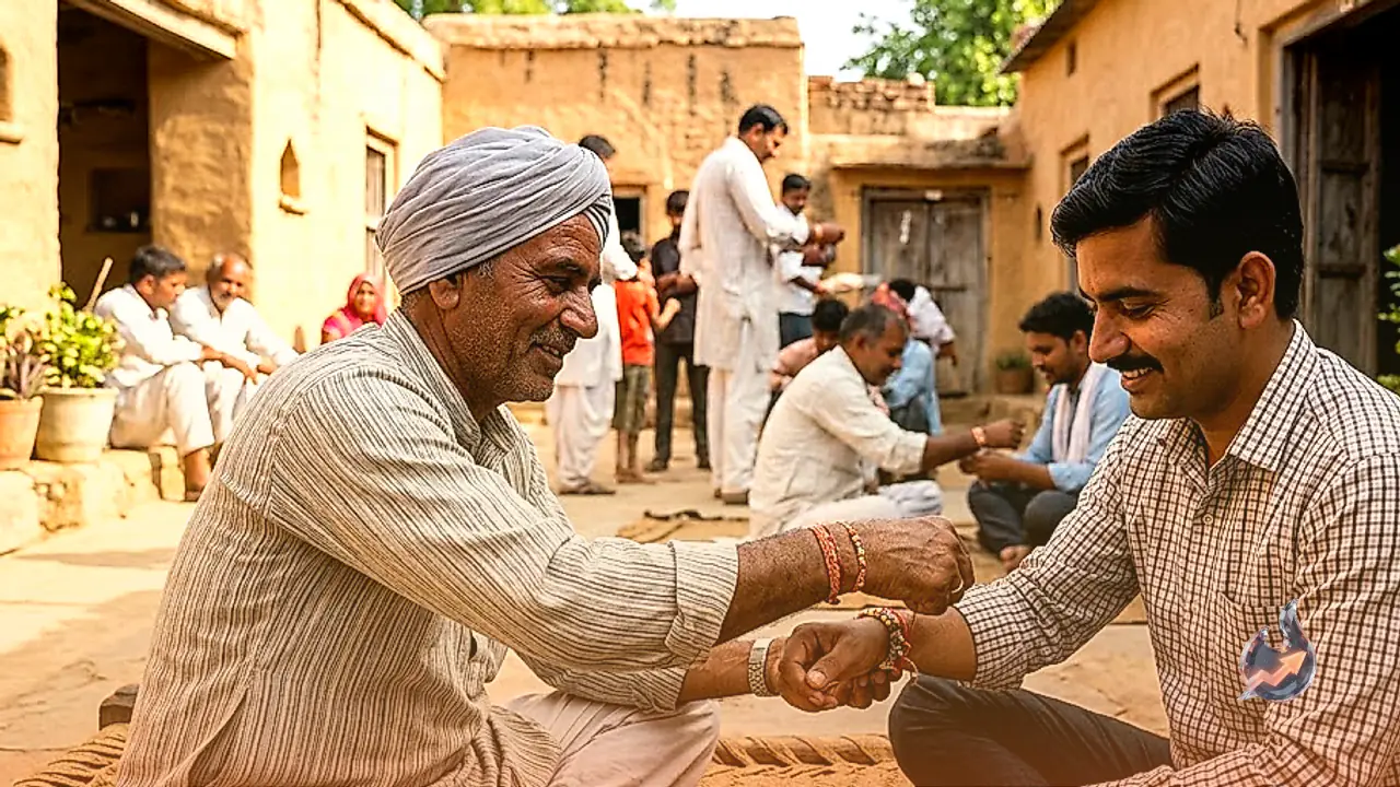 चित्तौड़गढ़ के ओछड़ी गांव में अनोखा रक्षा बंधन, पुरुष एक-दूसरे को राखी बांधकर देते हैं सुरक्षा का वचन