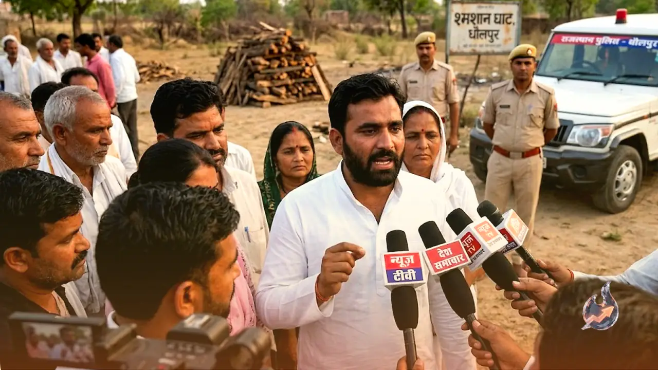 Stray Animal Flips Electric Tempo in Churu, Injuring Five; Dacoit's Brother Alleges Jail Murder in Dholpur