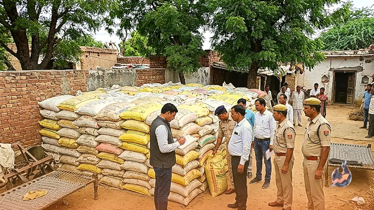 Churu News: 229 Urea Bags Recovered from House Courtyard in Sardarshahar, Agriculture Department Investigates
