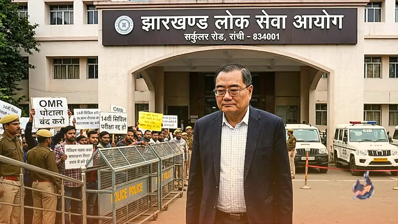Hours After Police Raid, Jharkhand PSC Chief L. Khiangte Quits Amid Growing Exam Scam Protests