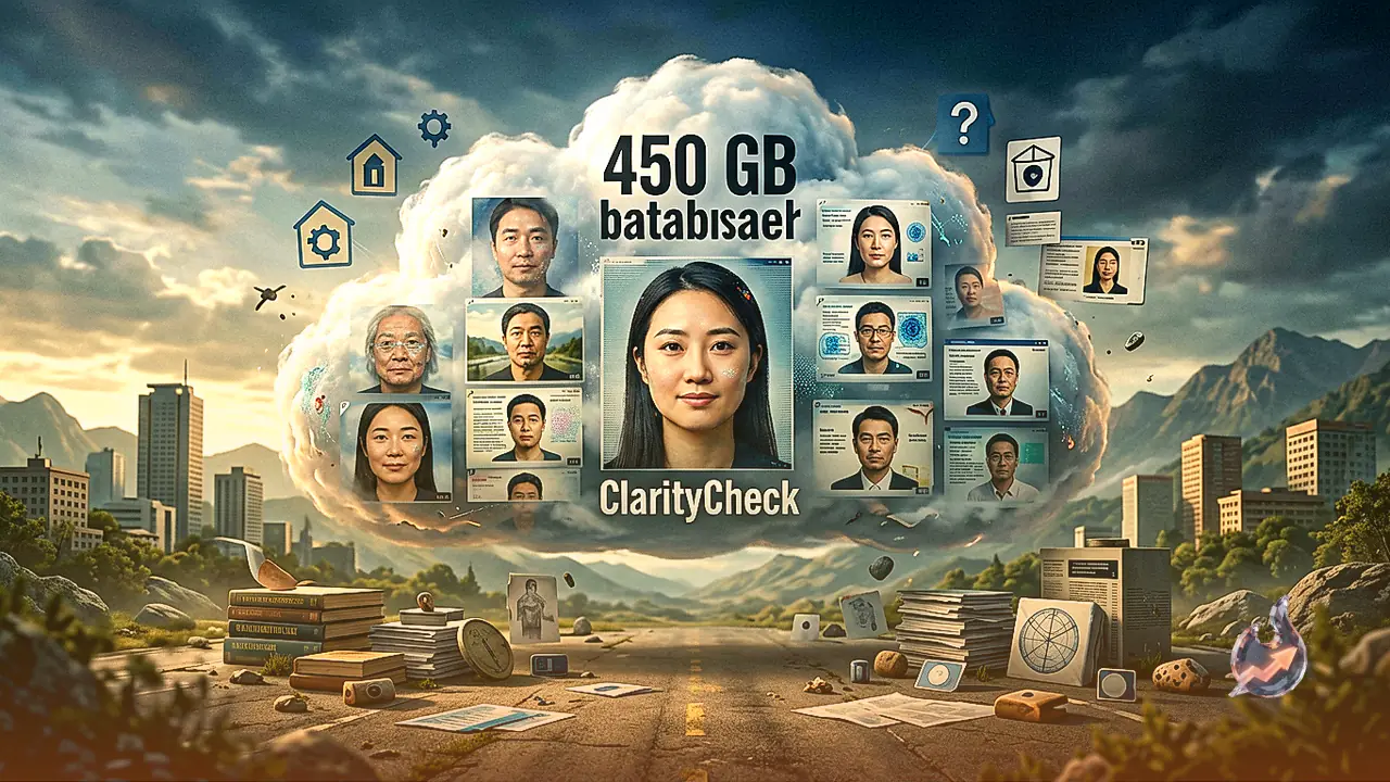 Unsecured 450 GB ClarityCheck Database Exposes Facial Biometrics and Private Personal Records Online