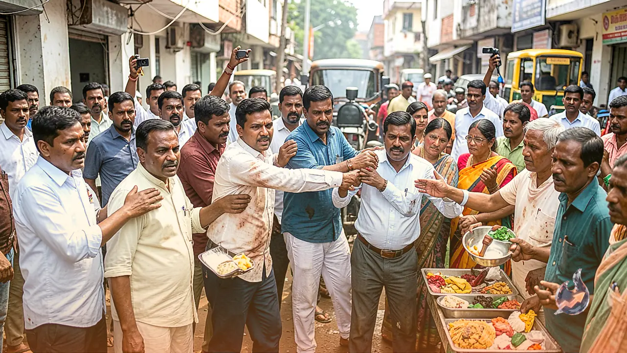 Clash Erupts at Jan Suraaj Party Office, State Chief Manoj Bharti Accused of Slapping Vendor