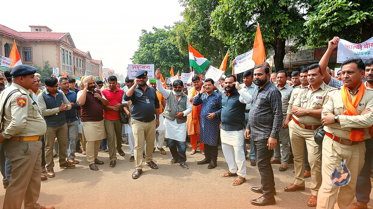 शिमला में प्रदर्शन के दौरान हंगामा, यूजीसी नियमों के विरोध में सचिवालय के बाहर लाठीचार्ज और वाटर कैनन का इस्तेमाल
