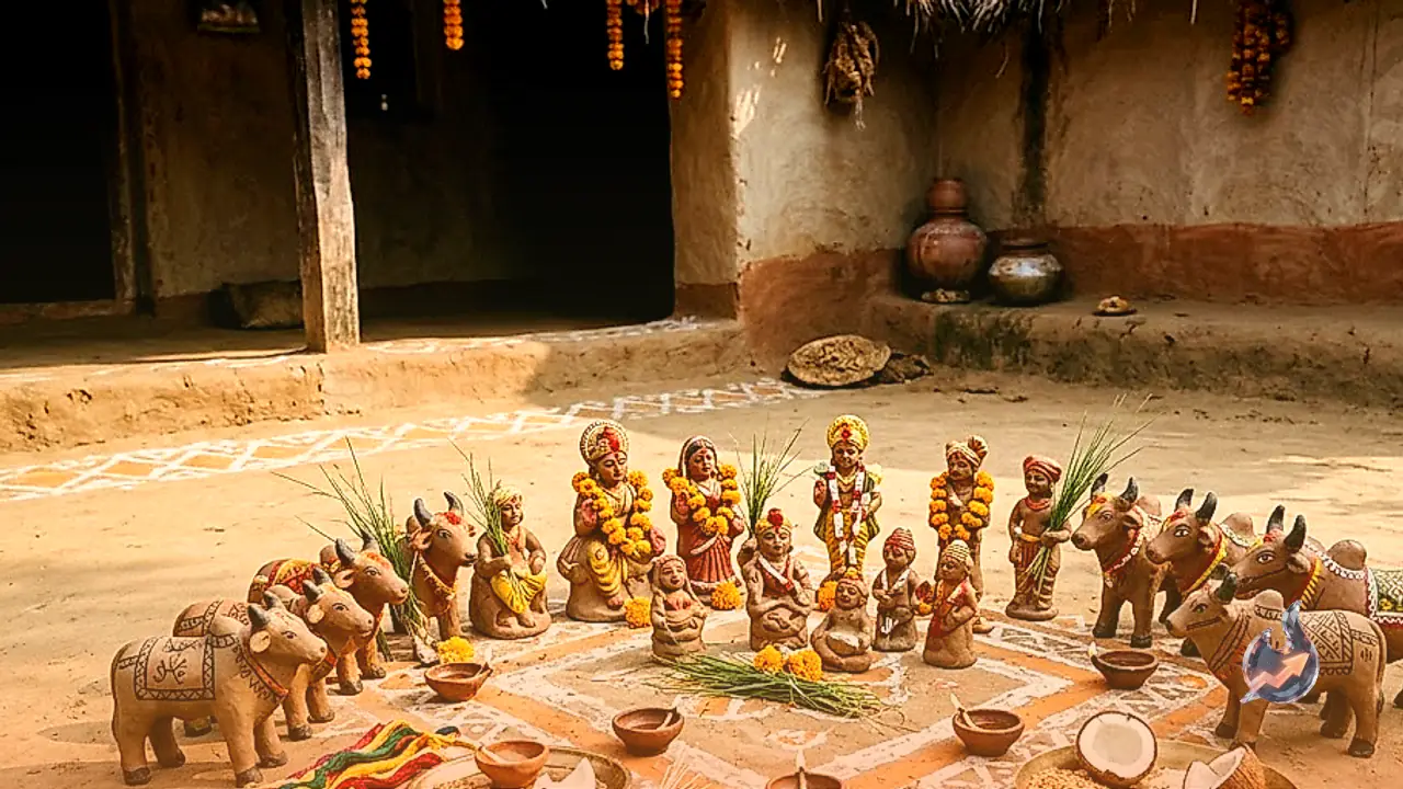 सुरहुत्ती दिवाली पर माटी की ग्वालिन और सुहाई बंधन से सजती है छत्तीसगढ़ की लोक परंपरा
