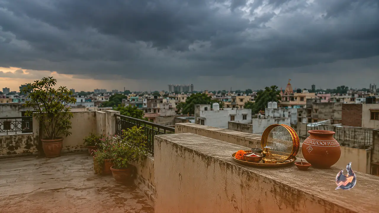 Cloud Cover on Karwa Chauth: Traditional Rituals to Conclude the Fast When the Moon Is Hidden