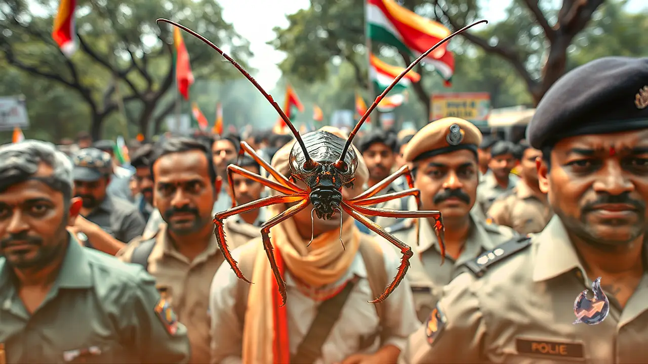 Cockroach Janata Party founder Abhijeet Dipke detained by Delhi Police ahead of protest