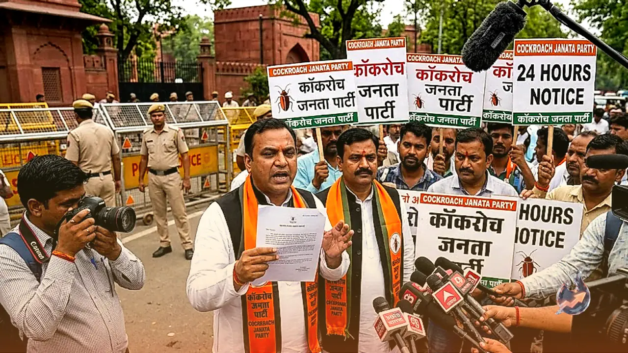 Cockroach Janata Party Issues 24-Hour Notice to Police for Jantar Mantar Gathering Date