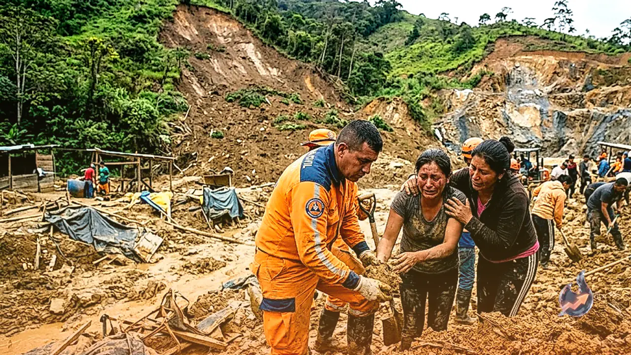 Tragedy Hits Unlicensed Gold Dig Site in Colombia as Landslide Claims 13 Lives