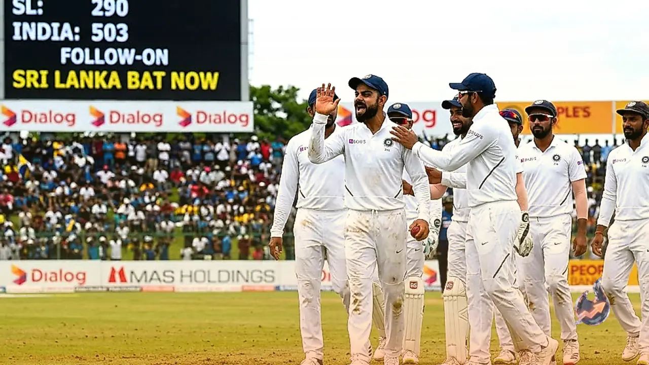 India Enforces Follow-On in Colombo Test After Rolling Sri Lanka Out for 290
