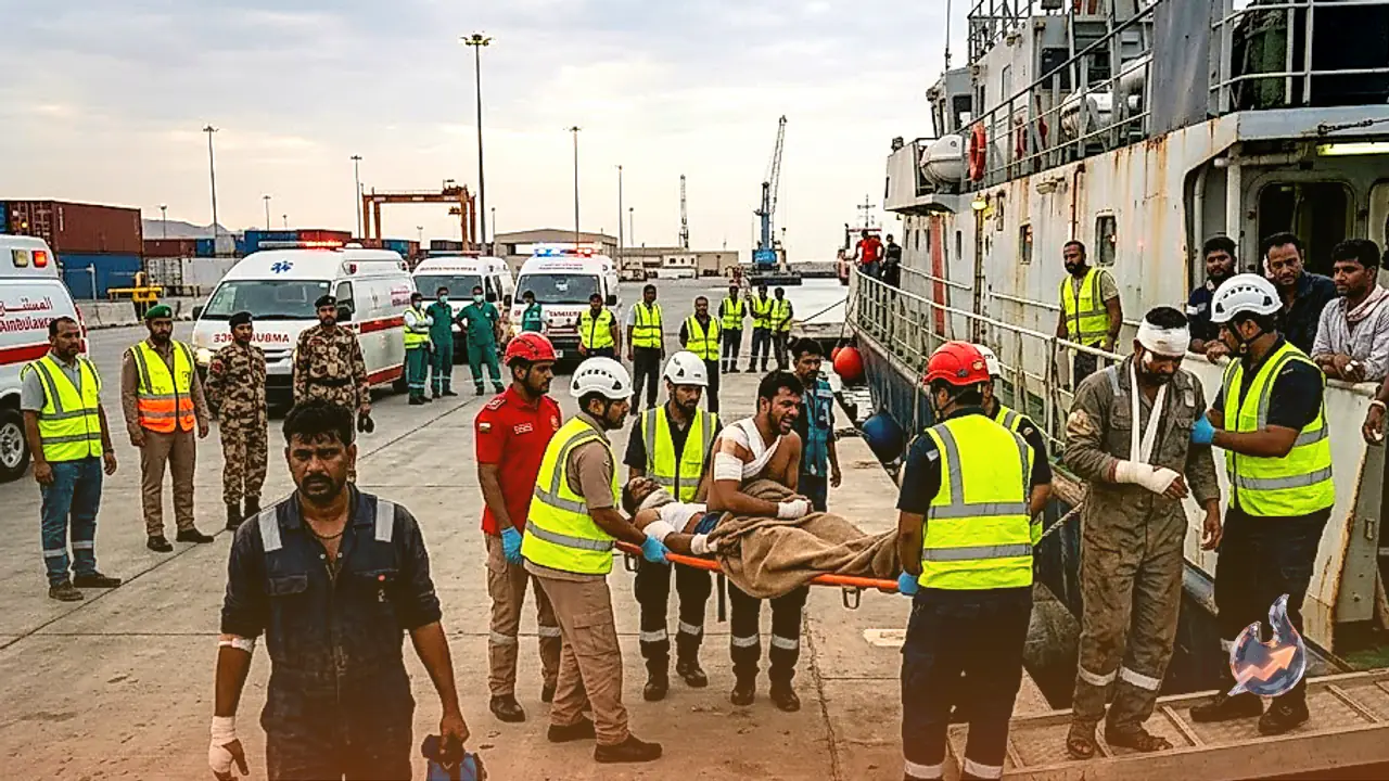 Commercial Vessel Attacked in Strait of Hormuz Off Oman Coast Leaving 11 Indian Crew Injured