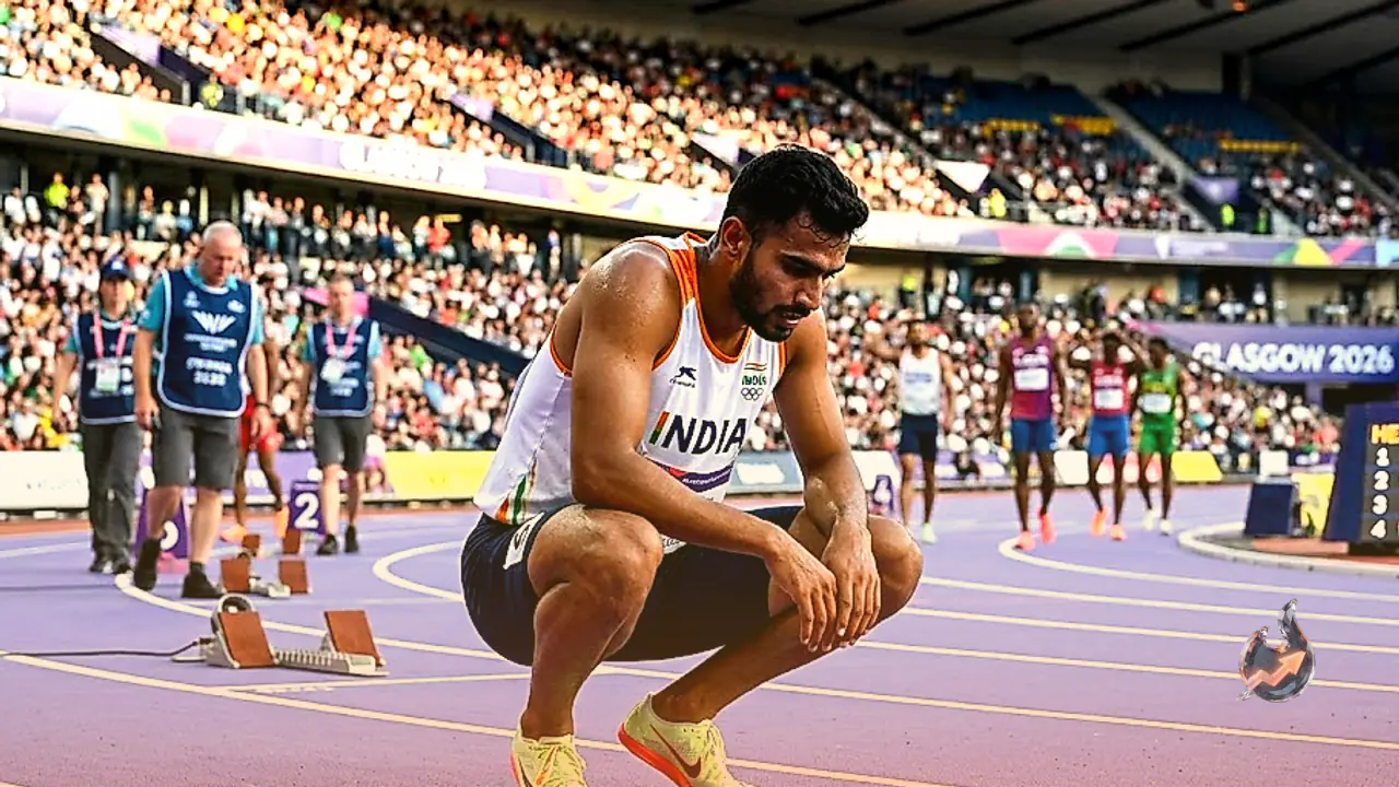 Commonwealth Games 2026: Gurindervir Singh Exits 100m Heats Early in Glasgow