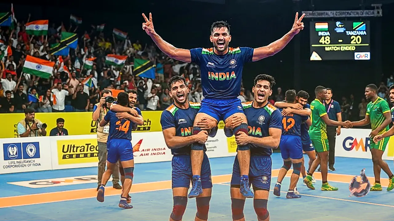 Commonwealth Kabaddi Championship: India Secures Semi-Final Spot After Dominating Tanzania 48-20