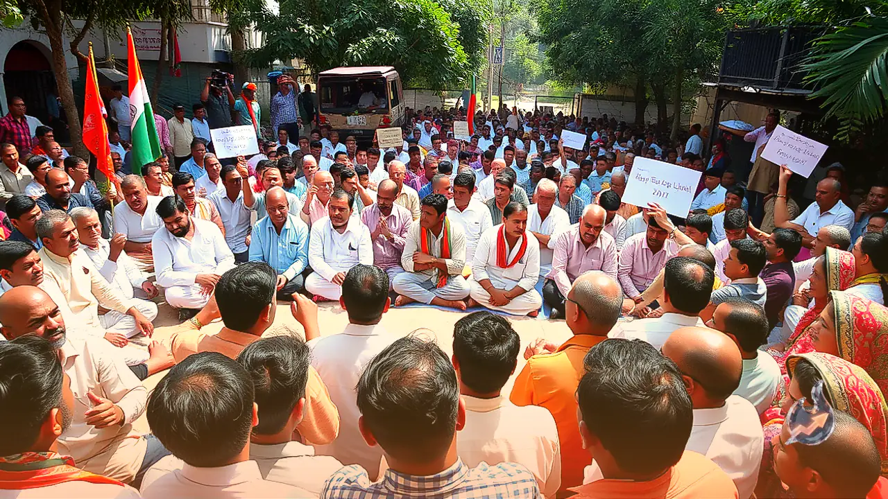 Congress Holds Massive Sit-in in Agartala, Seeks CEC Gyanesh Kumar's Resignation and Arrest