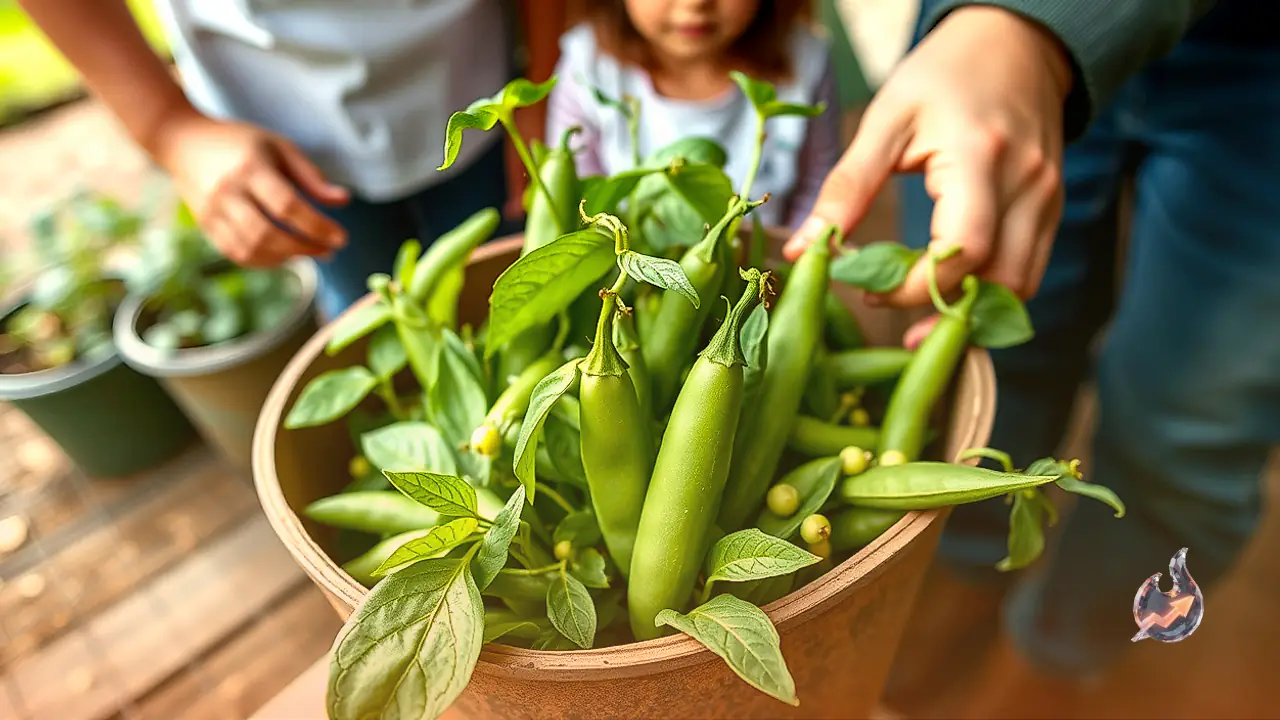 Container Gardening Guide to Growing Sweet Green Peas at Home