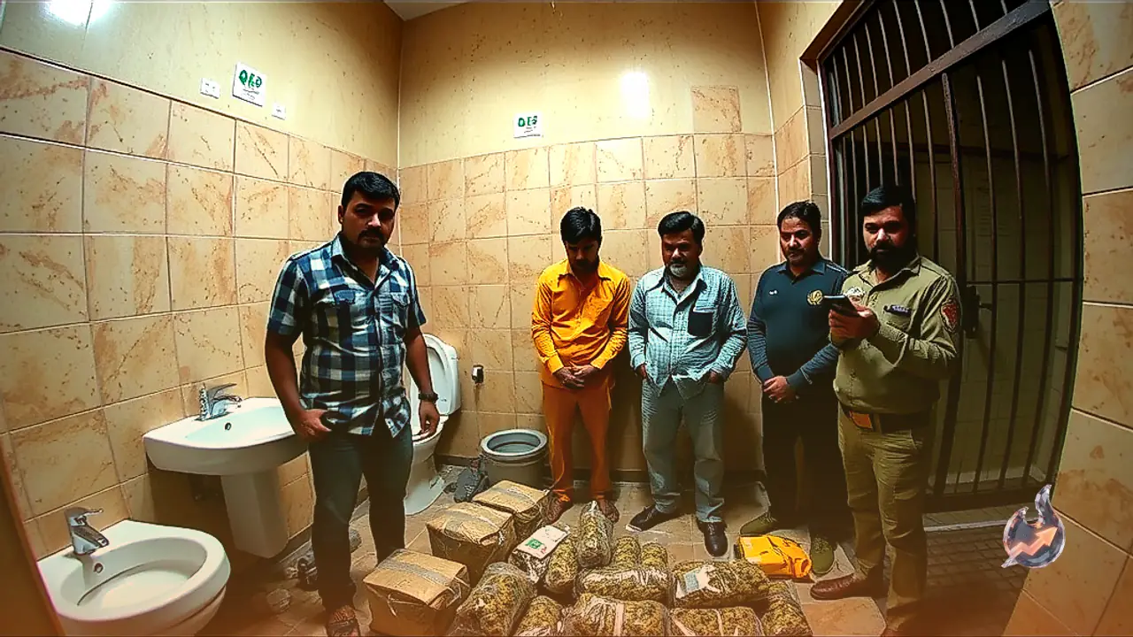 Contraband Unearthed Beneath Bathroom Floor Inside Dausa Central Jail In Major Raid