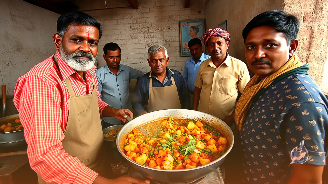 Cook Authentic Chhattisgarhi Style Red Amaranth And Potato Curry With A Simple Home Recipe