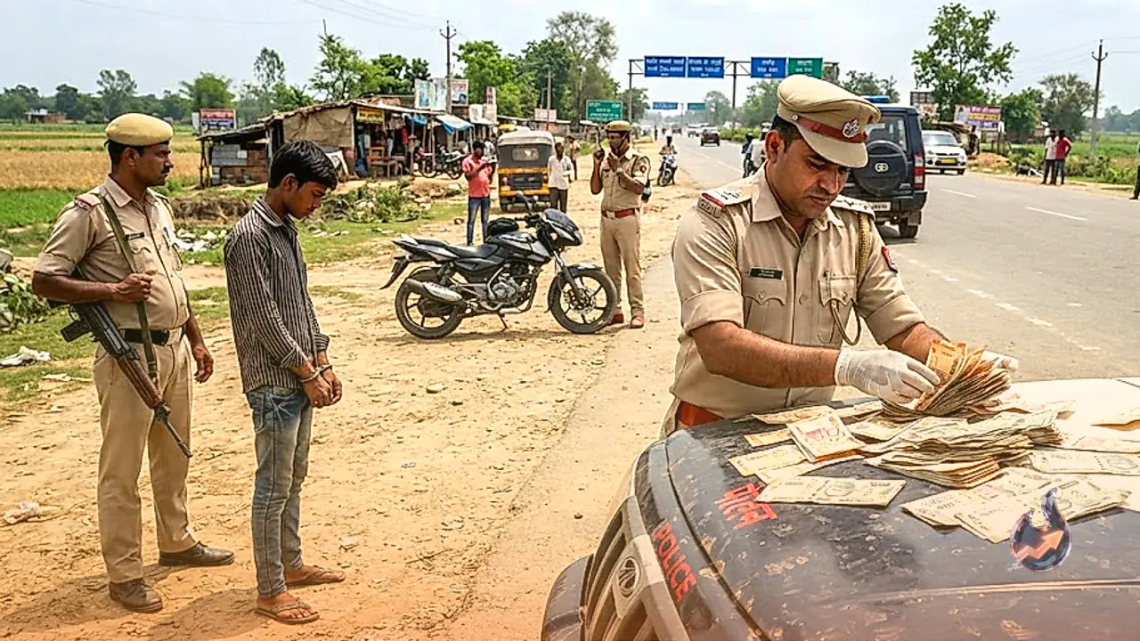 पूर्वी चंपारण में पुलिस की बड़ी कार्रवाई, 4.95 लाख के जाली नोटों के साथ तस्कर गिरफ्तार