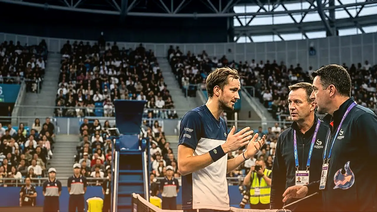 Court Outburst Proves Costly as Daniil Medvedev Defaulted from China Open Semifinal