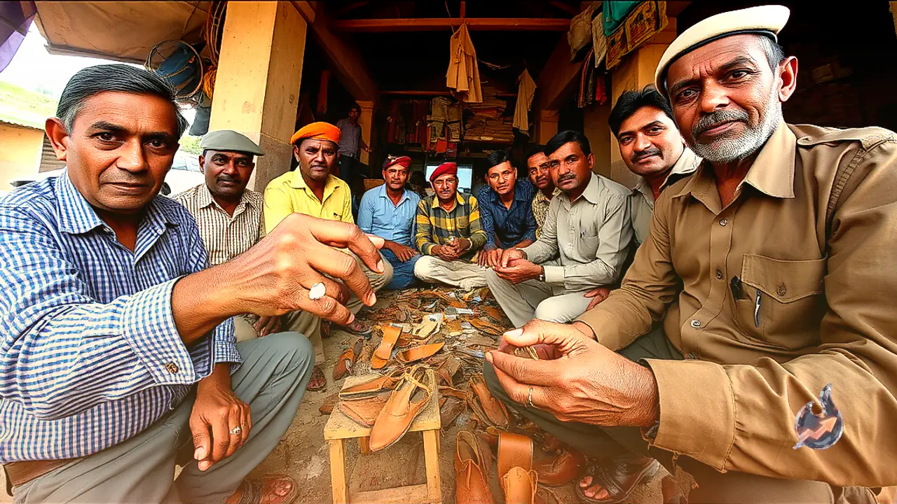 Crafting Leather Footwear By Hand In Rohini, 62 Year Old Artisan Ramdas Remains The Top Choice For Local Police