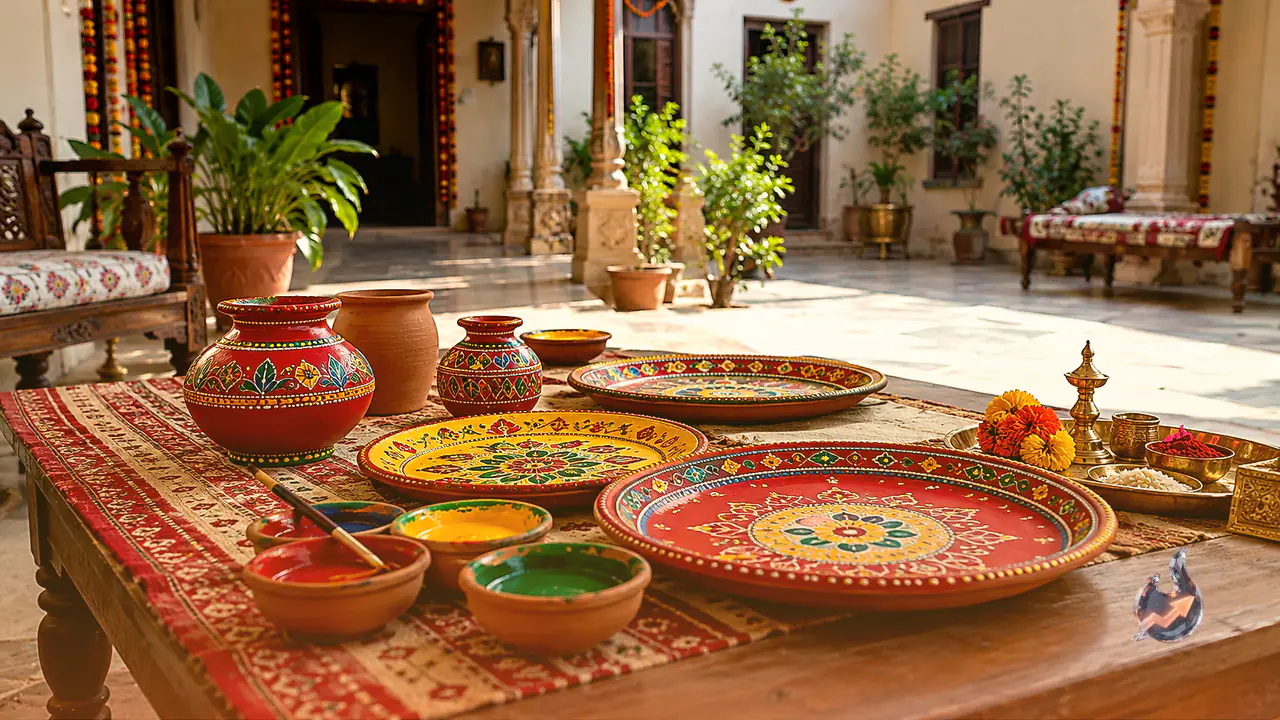 Creative Ways to Decorate Karwa Chauth Karwa And Puja Thali At Home