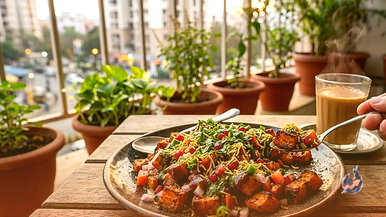 Crispy and Tangy Sweet Potato Chaat Makes the Ultimate Guilt-Free Evening Snack