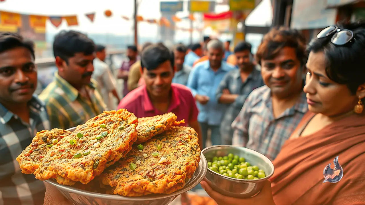 Crispy Spinach Fritters Near Jamshedpur Howrah Bridge Win Street Food Lovers Over With Tangy Toppings
