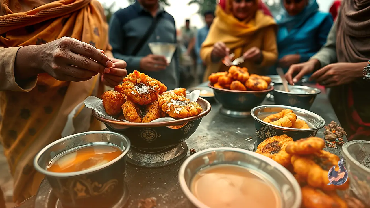 Crispy Water Chestnut Fritters for Navratri Evenings Alongside Hot Tea